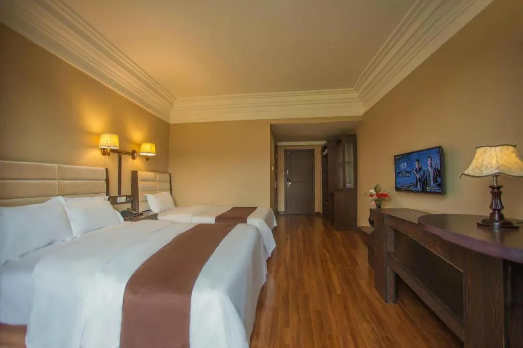 Bed in Anshan Camilla Business Hotel