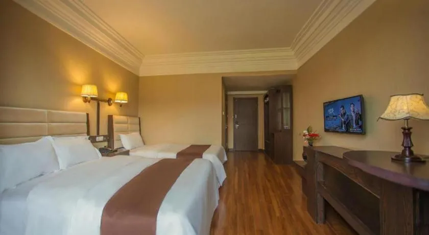 Bed in Anshan Camilla Business Hotel