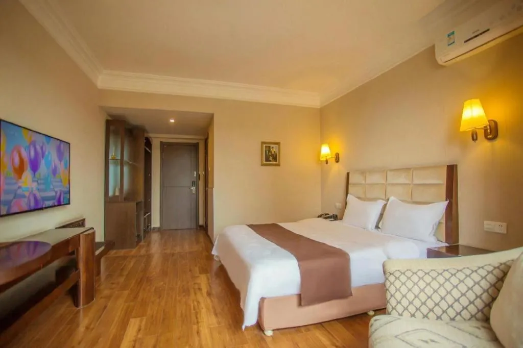 Bed in Anshan Camilla Business Hotel