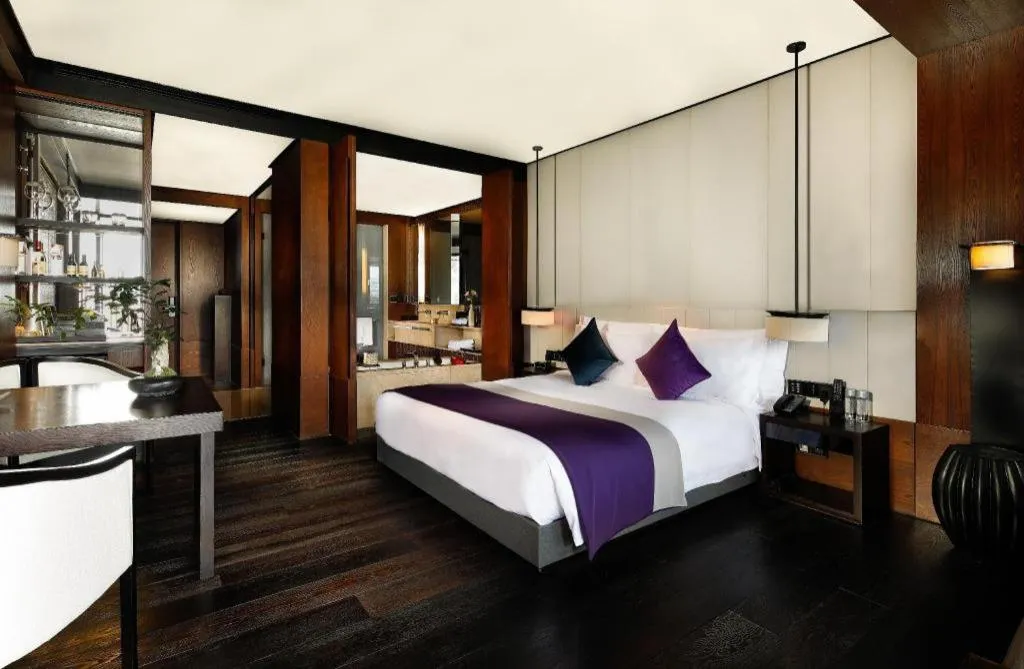 Bed in OCT Bay Breeze Hotel