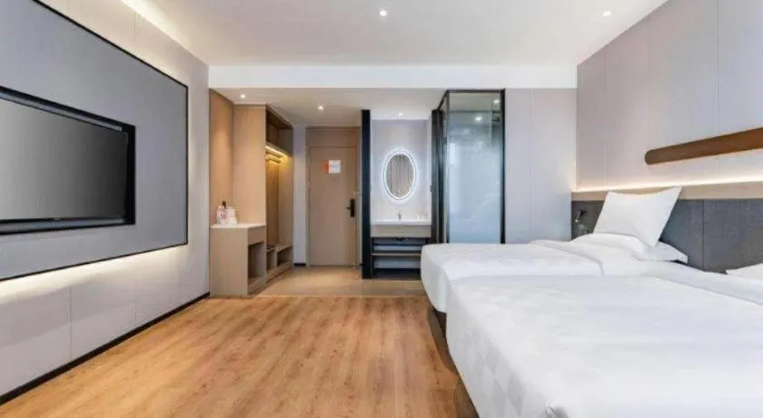 Bed in Jinjiang Inn Baotou Wenhua Road