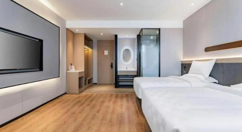 Bed in Jinjiang Inn Baotou Wenhua Road