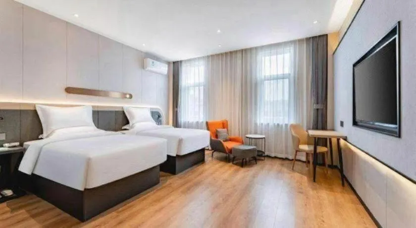 Bed in Jinjiang Inn Baotou Wenhua Road