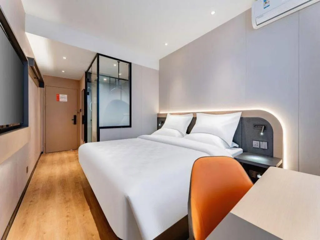 Bed in Jinjiang Inn Baotou Wenhua Road