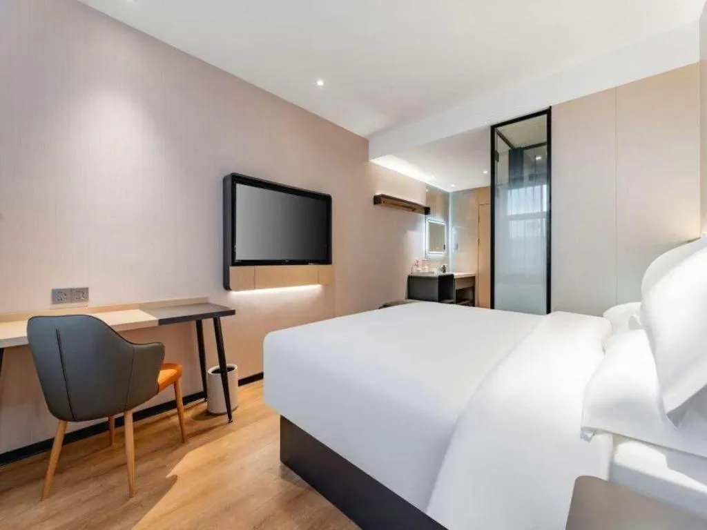 Bed in Jinjiang Inn Baotou Wenhua Road