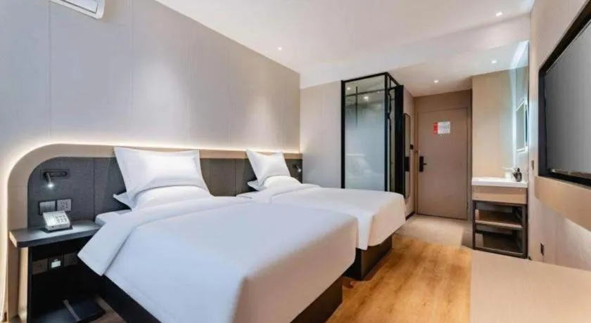 Bed in Jinjiang Inn Baotou Wenhua Road