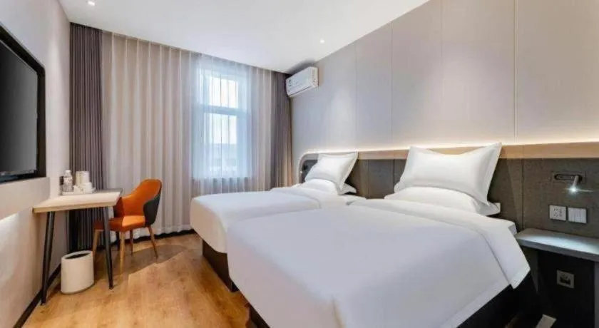 Bed in Jinjiang Inn Baotou Wenhua Road