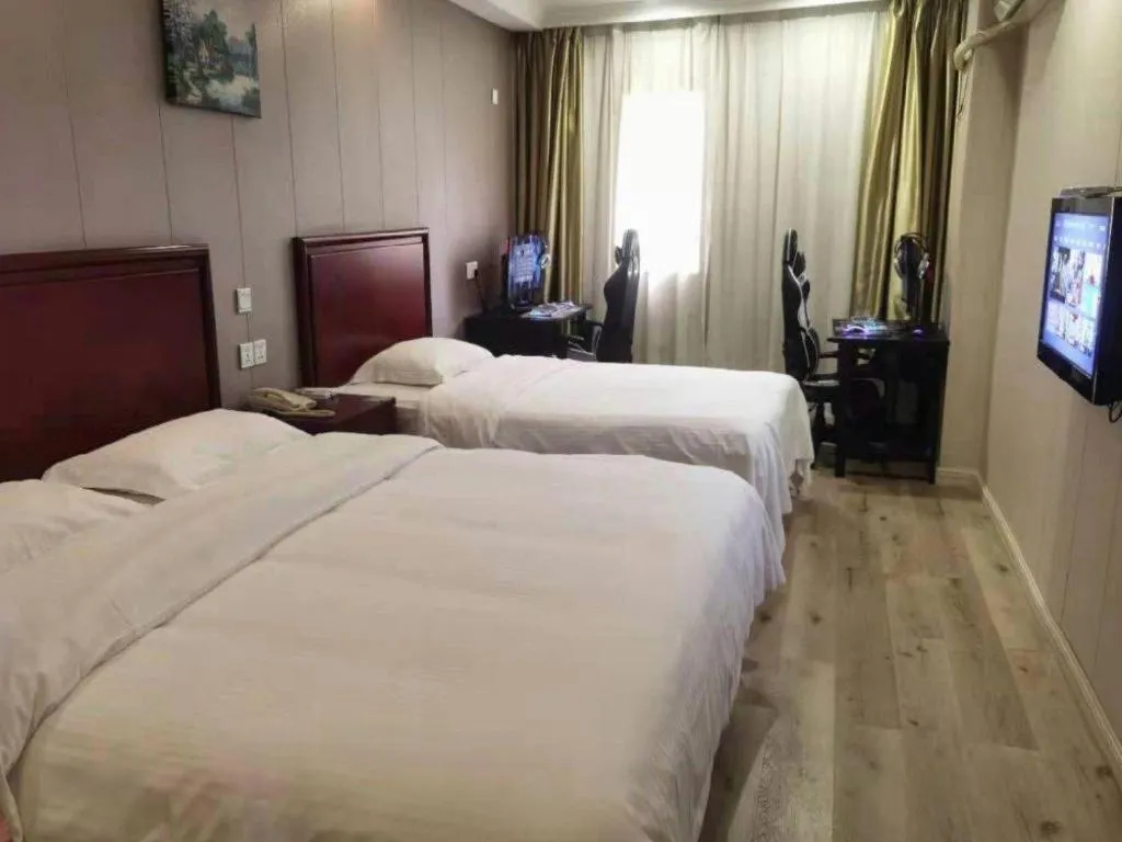Bed in GreenTree Inn Wuxi Guangrui Road Hotel