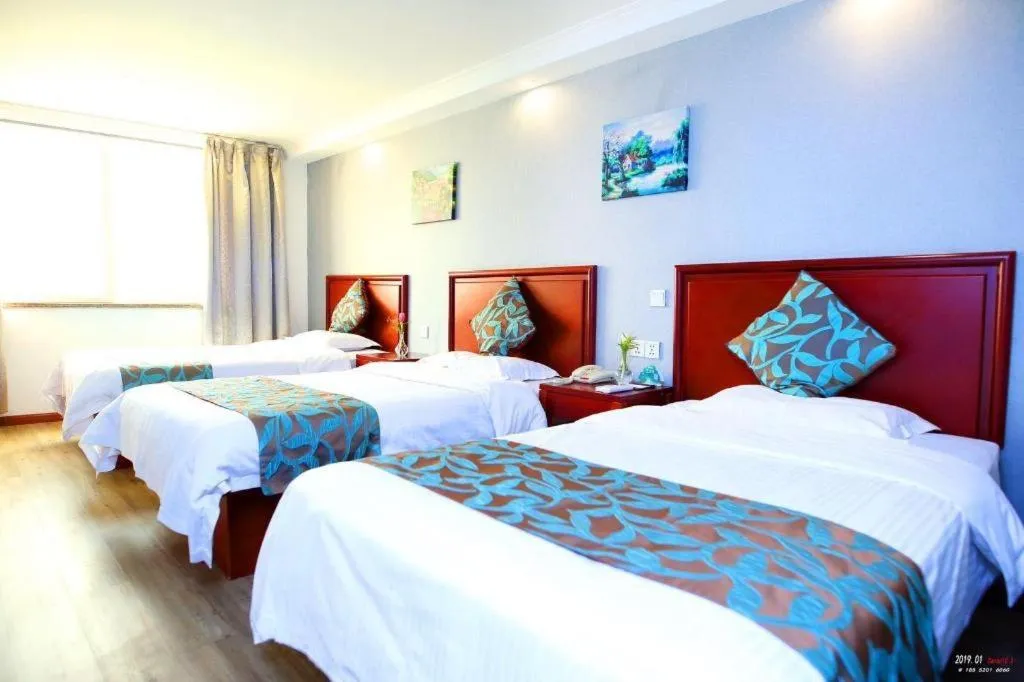 Bed in GreenTree Inn Wuxi Guangrui Road Hotel