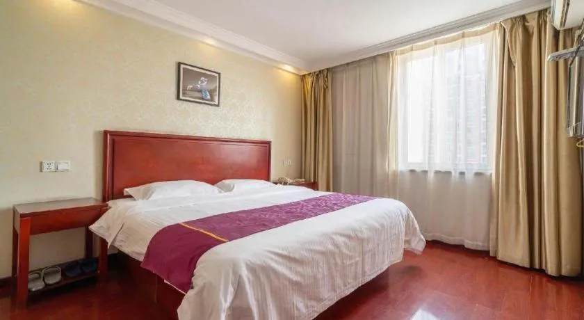 Bed in GreenTree Inn Wuxi Guangrui Road Hotel