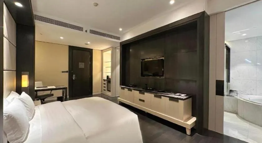 Bed in Banyan Tree Tianjin Riverside