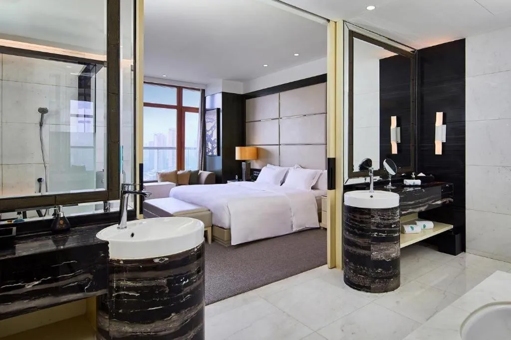 Bed in Banyan Tree Tianjin Riverside