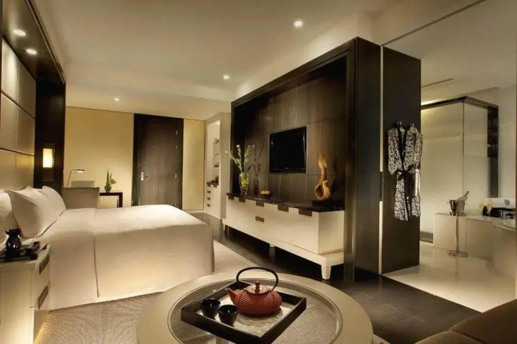 Bed in Banyan Tree Tianjin Riverside