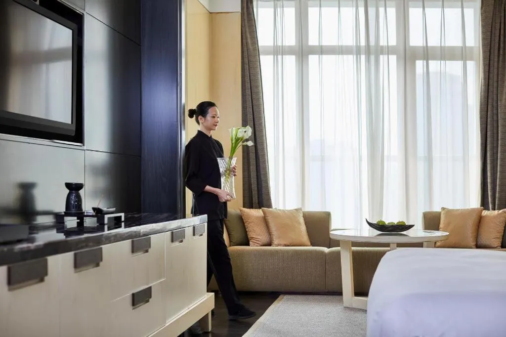 Bed in Banyan Tree Tianjin Riverside