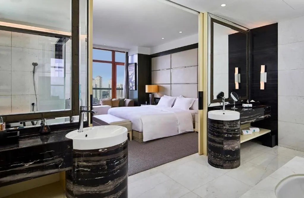 Bed in Banyan Tree Tianjin Riverside