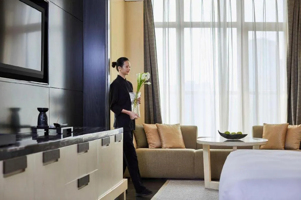 Bed in Banyan Tree Tianjin Riverside