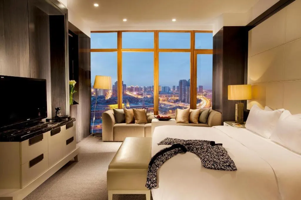 Bed in Banyan Tree Tianjin Riverside