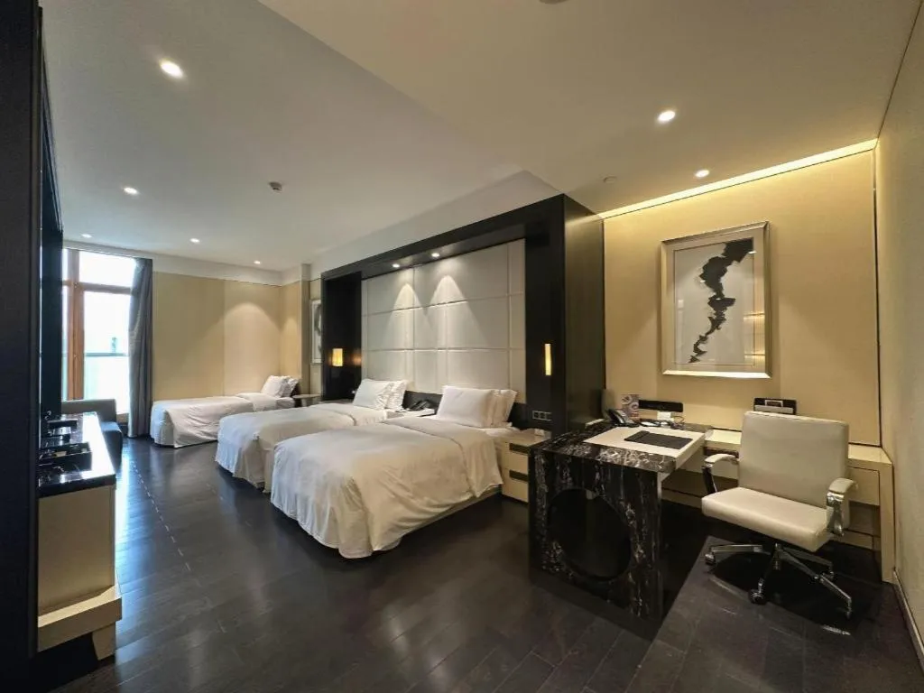 Bed in Banyan Tree Tianjin Riverside