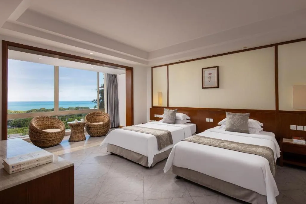 Bed in Nanshan Leisure Villas