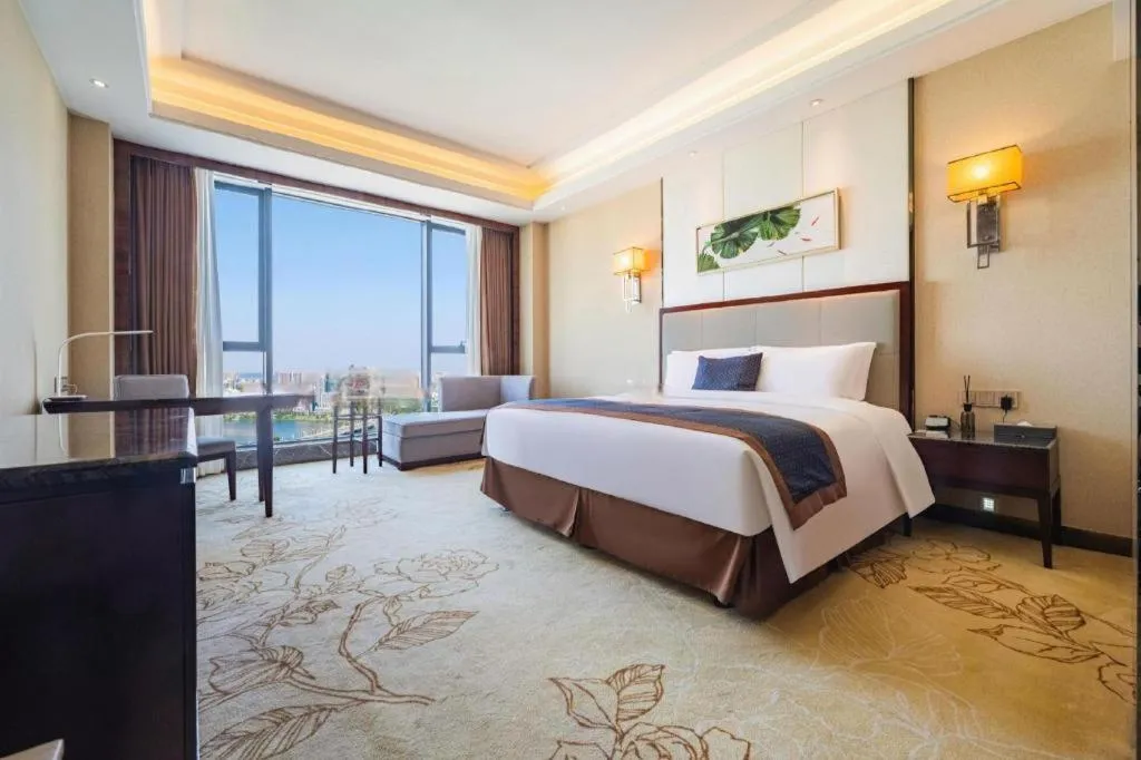 Bed in Eurasia Convention International Hotel