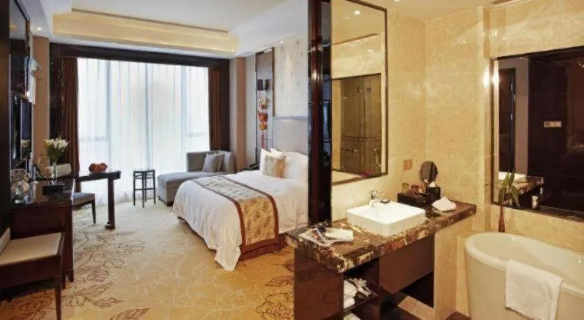 Bed in Eurasia Convention International Hotel