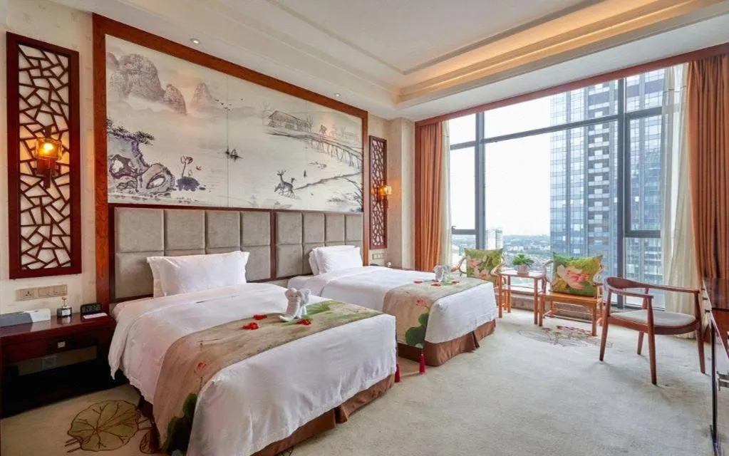 Bed in Eurasia Convention International Hotel