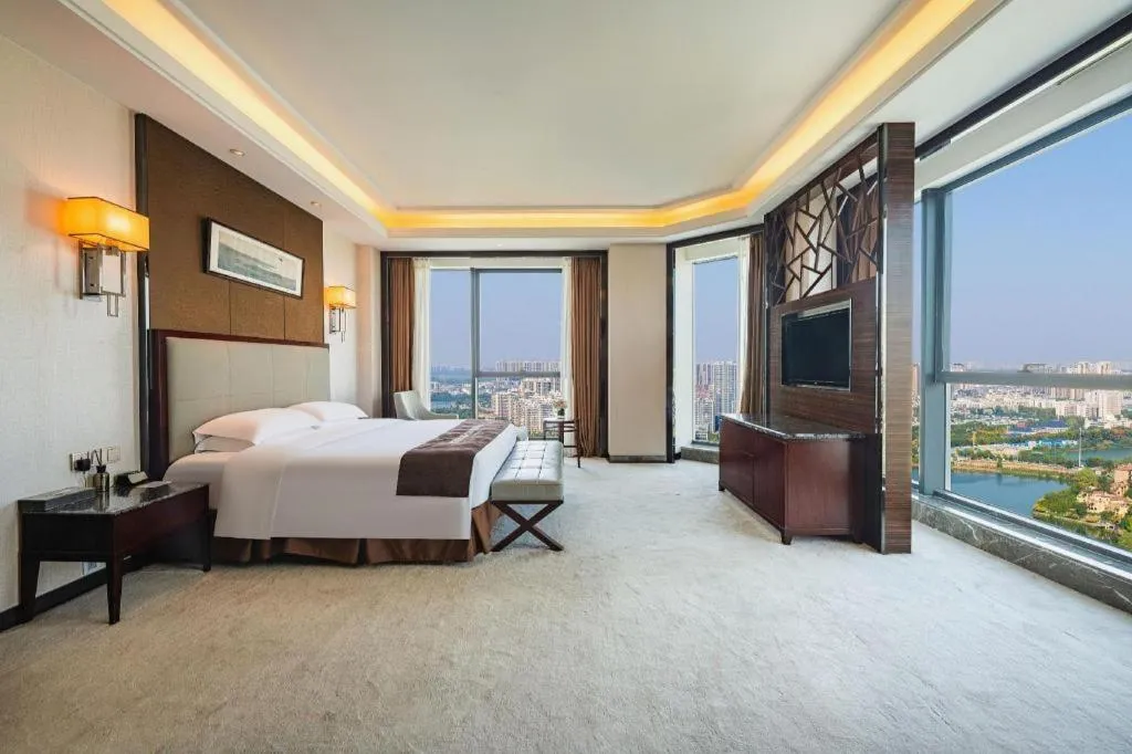 Bed in Eurasia Convention International Hotel