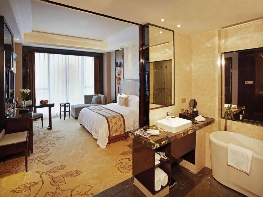 Bed in Eurasia Convention International Hotel