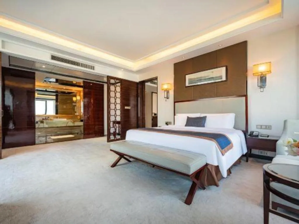 Bed in Eurasia Convention International Hotel