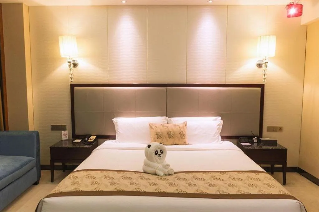 Bed in Eurasia Convention International Hotel