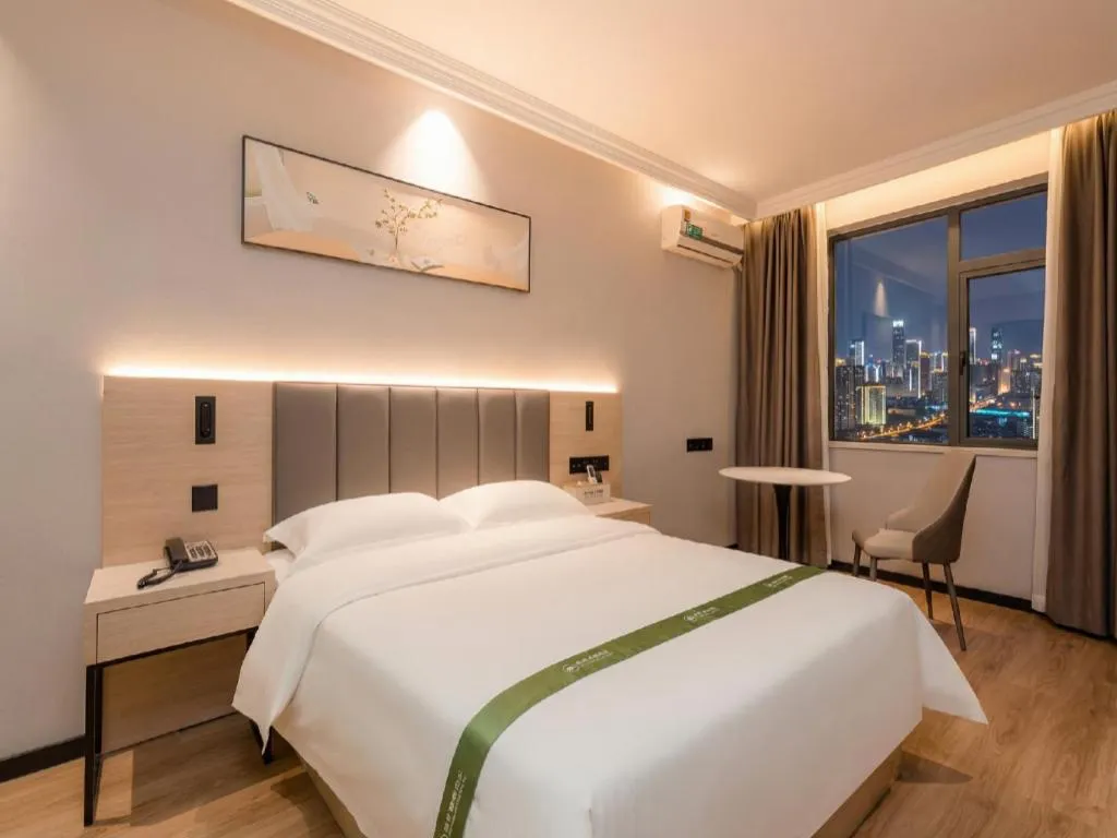 Bed in GreenTree Inn xinghua Middle Yingwu Road Express Hotel