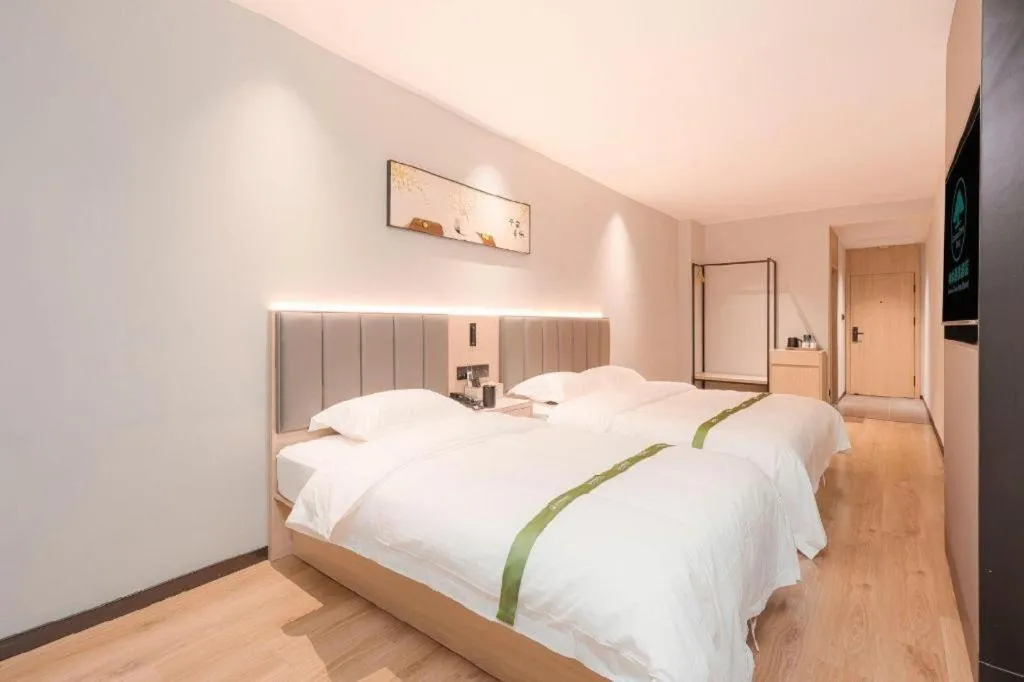 Bed in GreenTree Inn xinghua Middle Yingwu Road Express Hotel