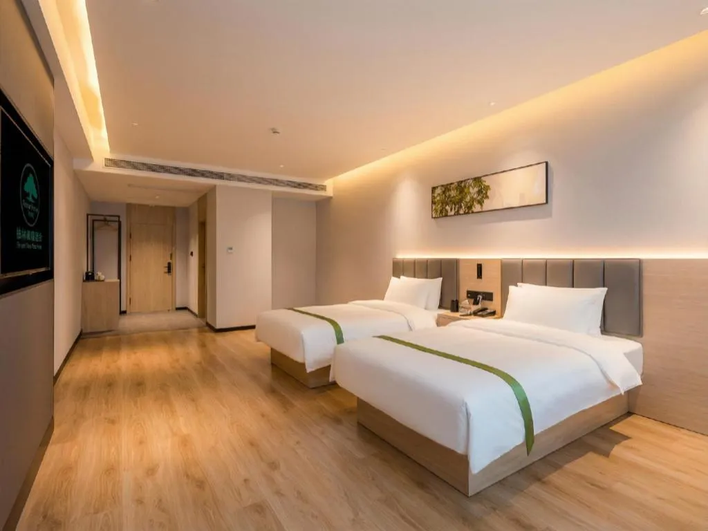 Bed in GreenTree Inn xinghua Middle Yingwu Road Express Hotel