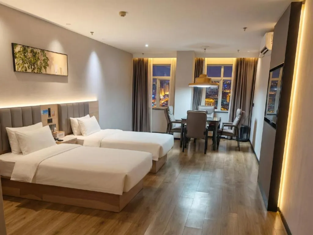 Bed in GreenTree Inn xinghua Middle Yingwu Road Express Hotel