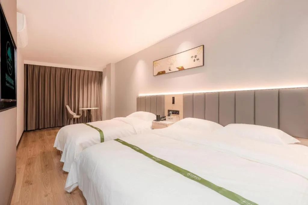 Bed in GreenTree Inn xinghua Middle Yingwu Road Express Hotel