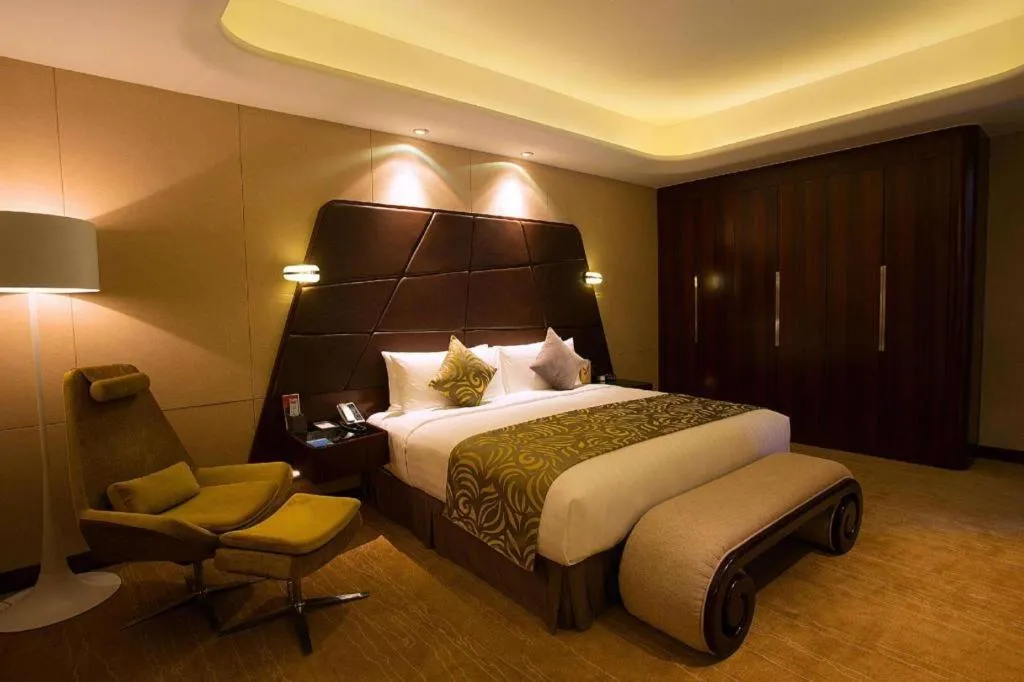 Bed in Hotel Maxmelim Beijing