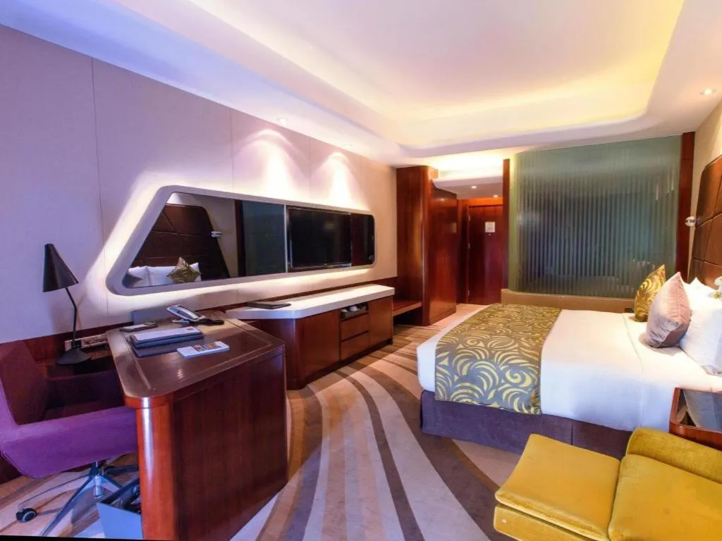 Bed in Hotel Maxmelim Beijing