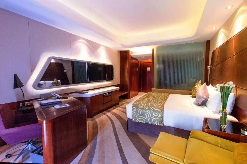 Bed in Hotel Maxmelim Beijing