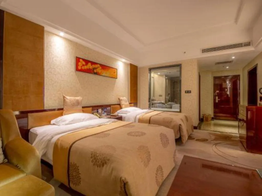 Bed in Xin Sheng Da Hong Sheng International Hotel