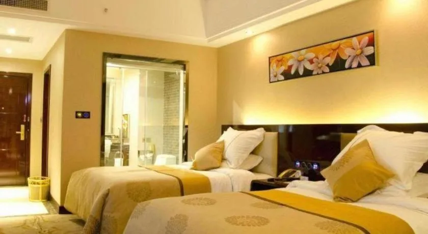 Bed in Xin Sheng Da Hong Sheng International Hotel
