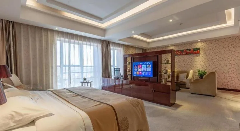 Bed in Xin Sheng Da Hong Sheng International Hotel
