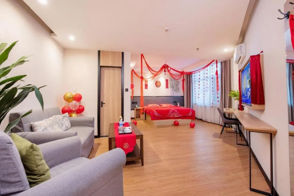 Bed in GreenTree Inn Puyang Pushang Huanghe Road