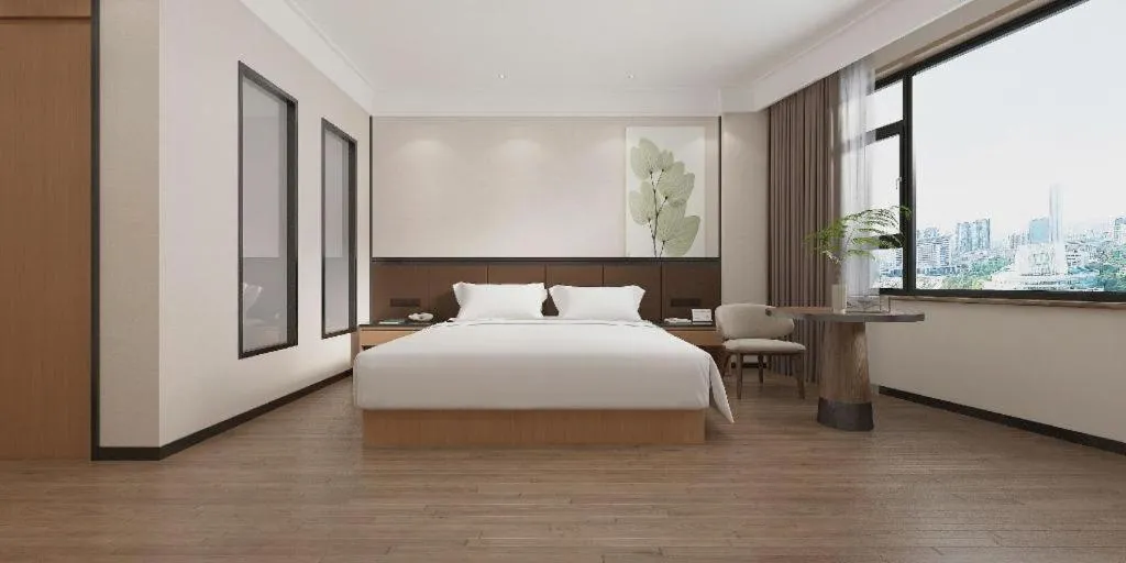 Bed in GreenTree Inn Puyang Pushang Huanghe Road