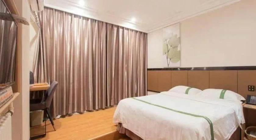 Bed in GreenTree Inn Puyang Pushang Huanghe Road