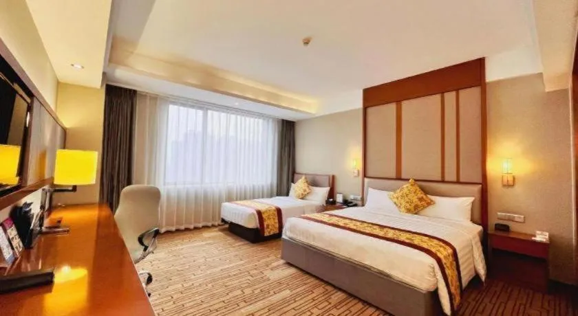 Bed in Shenyang Rayfont International Hotel