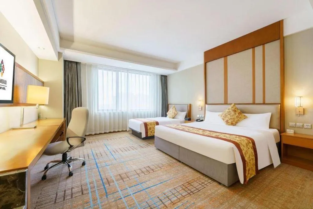 Bed in Shenyang Rayfont International Hotel