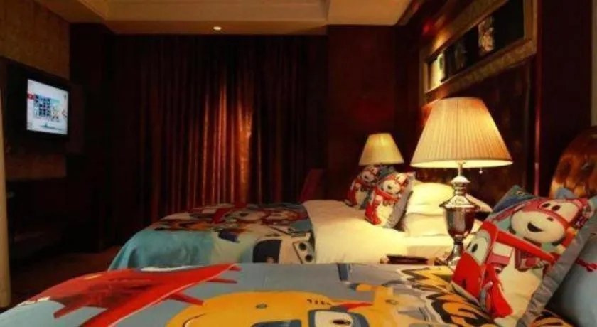 Bed in Maison New Century Hotel Wuyuan Haiyan