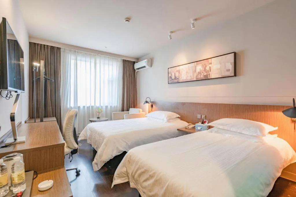 Bed in Jinjiang Inn Hangzhou Xihu Avenue Branch