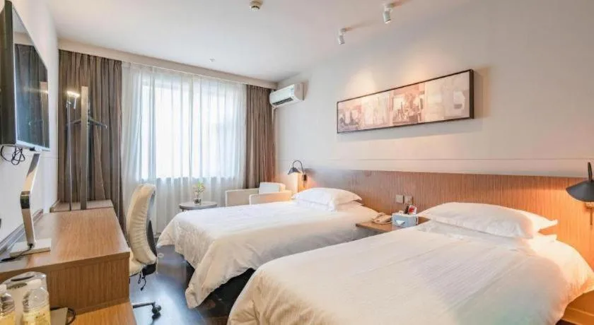 Bed in Jinjiang Inn Hangzhou Xihu Avenue Branch
