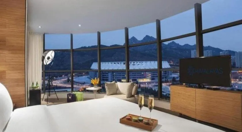 Bed in Himalayas Qingdao Hotel